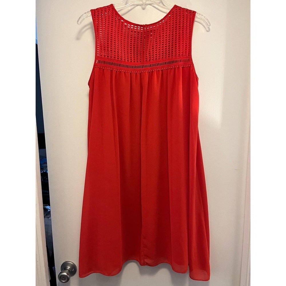 Max Studio Women's Red and Orange Dress